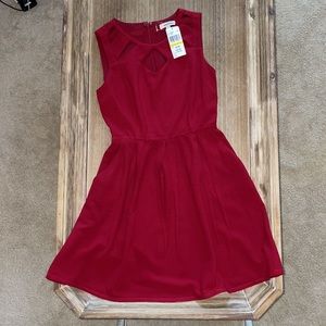 NWT Speechless Garnet A-line Juniors Dress Size M